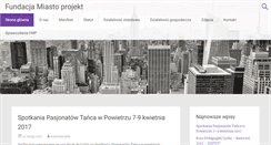 Desktop Screenshot of miastoprojekt.org